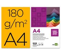 Liderpapel 180G/M2 - Cartulina, A4, Naranja