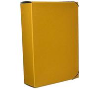 Carpeta proyectos liderpapel folio lomo 90mm carton gofrado amarilla - PJ91