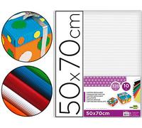 Carton ondulado liderpapel 50 x 70cm 320g/m2 blanco - CN01