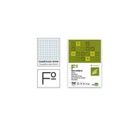 Liderpapel 50019 - Pack de 100 hojas de recambio folio, cuadro 4mm con margen, 4 taladros