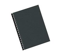 Liderpapel 64088 - Pack de 50 tapas de encuadernación, carton 1 mm, A4, color negro