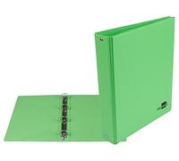 Carpeta de 4 Anillas 25mm Redonda A5 Cartulina Forrada PVC Verde