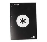 Bloc Encolado Liderpapel Antartik Cuadro 5 Mm A4 Natural 80 H 100 Gr Color Negro
