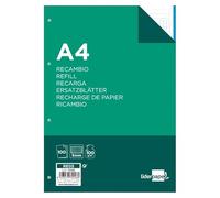 Recambio liderpapel a4 100 hojas 100 g/m2 rayado nº 46 4 taladros - RA08