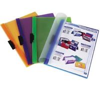 Carpeta liderpapel dossier pinza lateral 45303 polipropileno din a4 verde cla30 hojas pinza deslizante - DP07