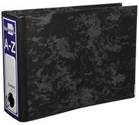 Archivador de palanca liderpapel cuarto apaisado classic blue sin rado lomo 80mm negro compresor metalico - AZ10