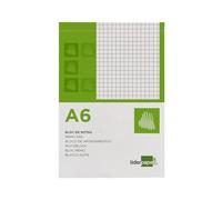 Liderpapel Bloc Notas Cuadro 4Mm A6 80 Hojas 60G/M2 Perforado