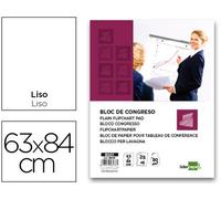 Bloc congreso liderpapel liso 63x84cm 25+5 hojas 80g/m2 - BS01