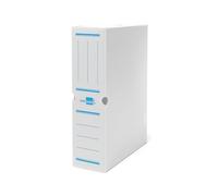 Caja archivo definitivo plastico liderpapel blanco 360x260x100 mm - DF06