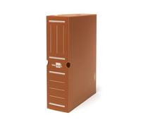 Caja archivo definitivo plastico liderpapel marron 360x260x100 mm - DF08
