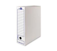 Liderpapel Caja Archivador Definitivo Folio Prolongado Cartón Blanco Pack 10 unidades