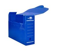 Liderpapel - Caja archivo definitivo plastico azul tamaño 36x26x10 cm (5 unidades)