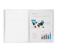 Portada Catálogo Din A4 con 20 Bolsas de Polipropileno Transparente Traslúcido