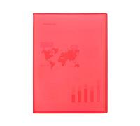 Carpeta liderpapel escaparate 47040 20 fundas polipropileno din a4 rojo translucido - CJ09