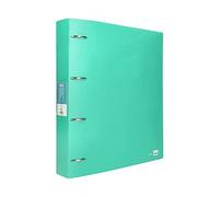 Carpeta liderpapel 4 anillas mixtas 40 mm polipropileno din a4 verde manzana opaco - CH46