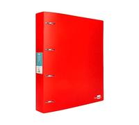 Carpeta liderpapel canguro 2 anillas 40 mm mixtas polipropileno din a4 rojo translicudo - CH50