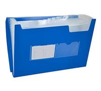Carpeta liderpapel clasificador fuelle 32112 polipropileno a4 azul transparente 13 departamentos - FU12