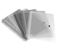 Carpeta liderpapel dossier broche 36664 polipropileno din a4 pack de 5 incolora transparente multitaladro - DS49