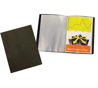 Carpeta liderpapel escaparate 37935 40 fundas polipropileno din a4 negro opaco - CJ23