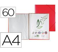 Liderpapel - Carpeta Escaparate con Espiral, A4, Rojo