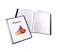 Carpeta liderpapel personaliza 37715 20 fundas canguro polipropileno din a4 negra portada y lomo personalizable - CJ57