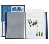 Liderpapel Carpeta Personaliza37732 40 Fundas Canguro Polipropileno Din A4 Azul Portada Y Lomo Personalizable