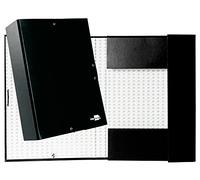 Carpeta proyectos liderpapel folio lomo 90mm cartón forradonegra