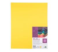 Cartulina liderpapel 50x65 cm 180g/m2 amarillo limon paquete de 25 - CX57