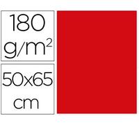 Cartulina liderpapel 50x65 cm 180g/m2 rojo navidad paquete de 25 - CX68