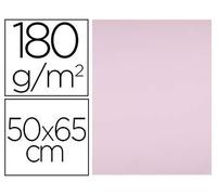 Cartulina liderpapel 50x65 cm 180g/m2 rosa paquete de 25 - CX69