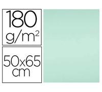 Cartulina liderpapel 50x65 cm 180g/m2 verde paquete de 25 - CX71