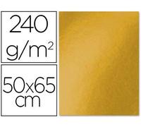 Cartulina liderpapel 50x65 cm 240g/m2 oro viejo paquete de 25 unidades - CX94