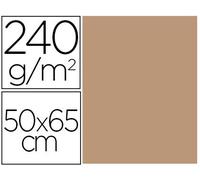 Cartulina liderpapel 50x65 cm 240g/m2 sepia paquete de 25 unidades - CX99