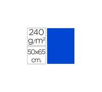 Liderpapel Cartulina 50X65 Cm 240 G/M2 Azul Zafiro