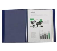 Liderpapel CJ52 - Carpeta con 80 fundas, A4, color azul