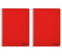 Liderpapel Cuaderno espiral din a5 smart tapa blanda 80h 75gr rayado montessori 3,5mm - unidad- (Paquete de 2)