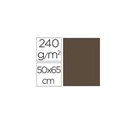 Liderpapel CX55 - Cartulina, 50 x 65 cm, color marrón chocolate