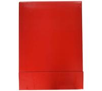 Caja archivador liderpapel de palanca carton din-a4 documenta lomo 75mm color rojo - CZ23