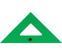 Liderpapel Escuadra 25 Cm Acrílico Verde