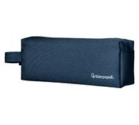 Liderpapel Estuche portatodo Classic Rectangular con asa 2 Cremalleras 210 x80mm Azul Marino.