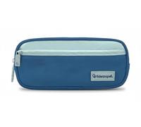 Liderpapel Estuche portatodo Duo 3 Cremalleras con bolsillofrontal 220x90x70 mm. (Azul)