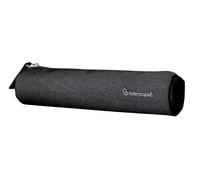 Liderpapel Estuche portatodo Slim cilindrico 220x45mm Negro.