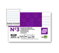 Tarjetas de Cartón Emb. c/ 100 100X150 mm Rayado