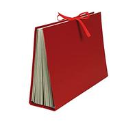 Liderpapel Carpeta fuelle FU06 cartón forrado con letras burdeos