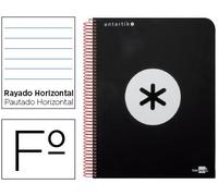 Liderpapel KE50 - Cuaderno espiral, color negro