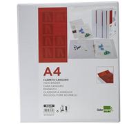 Carpeta canguro 2 anillas mixtas 40mm liderpapel a4 plastico blanca - KG24