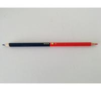 Lápiz bicolor rojo-azul fino