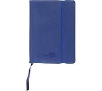 Libreta indice liderpapel similpiel a6 120 hojas 70g/m2 color azul - LD09