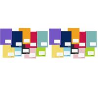 Liderpapel Libreta smart a5 32 hojas 60 g/m2 rayado nº 46 colores surtidos (Paquete de 2)