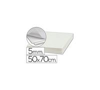Carton pluma liderpapel adhesivo 1 cara 50x70 cm espesor 5 mm - LU07